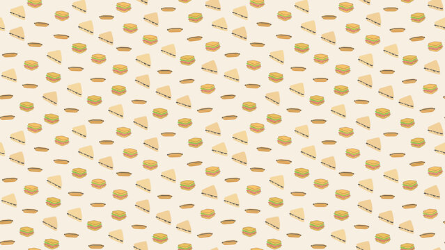 Sandwich and Hot Dog Pattern