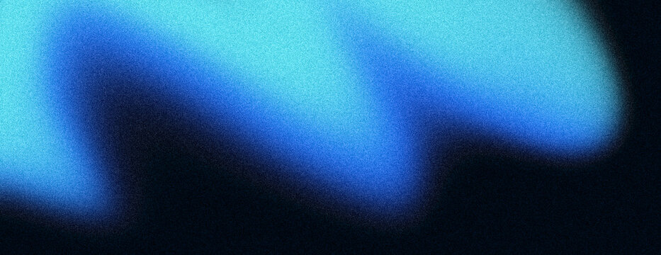 Abstract Glowing Blue Flame Light Leak Overlay with Soft Cyan Waves on Dark Background