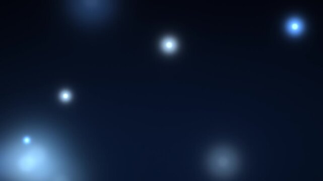 Glimmering particles drift and swirl against a dark blue gradient background glimmer sparkle shimmer dust specks