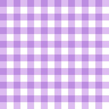 Soft pastel lavender gingham plaid seamless pattern, airy lilac check textile with romantic cottage aesthetic, purple background nursery wallpaper, baby shower gift wrap bedding stationery