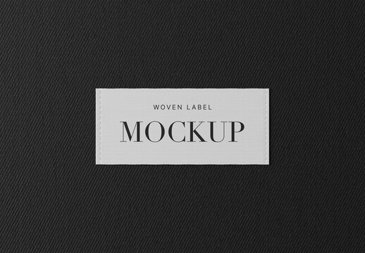 Woven Label Mockup