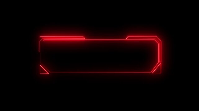 Futuristic hud frame vectors project glowing lines across dark panels. Motion graphics packages utilize this futuristic hud frame asset. Digital futuristic hud frames glow.4k animation motion video