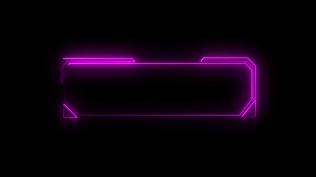 Futuristic hud frame vectors project glowing lines across dark panels. Motion graphics packages utilize this futuristic hud frame asset. Digital futuristic hud frames glow.4k animation motion video