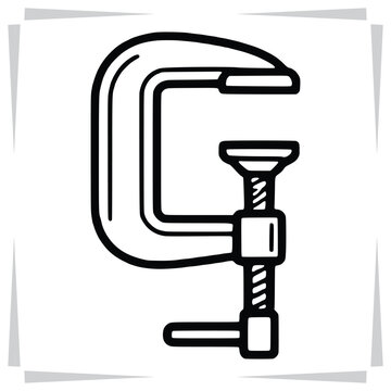C-Clamp Icon