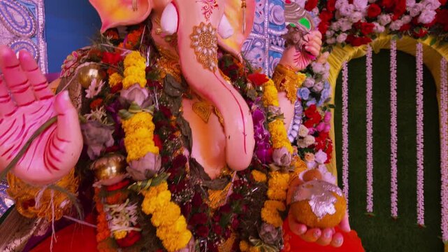 Lord Ganesha is the revered elephant-headed Hindu deity known as the remover of obstacles and the god of wisdom, new beginnings, and prosperity