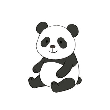 panda sit
