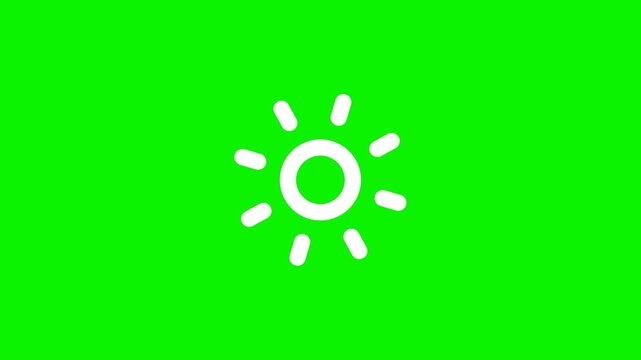 Digital video player interface symbol on dark screen displaying media file playback