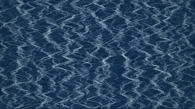 Abstract background, with flowing white, wavy lines on, a deep blue, surface creating a, dynamic and fluid, visual effect for projects