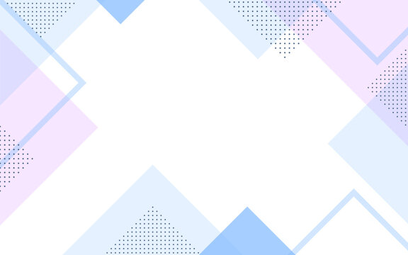 Geometric Abstract Background with Pastel Blue and Purple Shapes and Dotted Textures