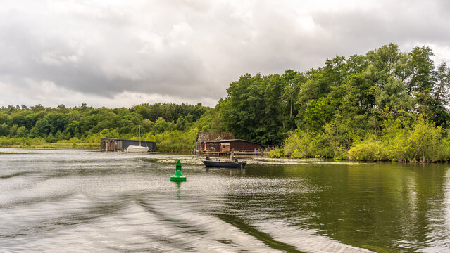 Der Reeckkanal zwischen M&uuml;ritz und K&ouml;lpinsee in Mecklenburg-Vorpommern