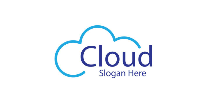 Cloud Logo vector design Template
