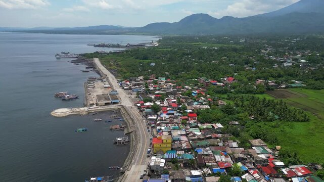 San Roque Boulevard and Tabaco Port Waterfront, Albay, Philippines