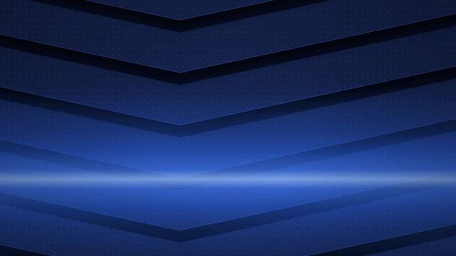 3D chevron blue panels horizontal light flare seamless loop background