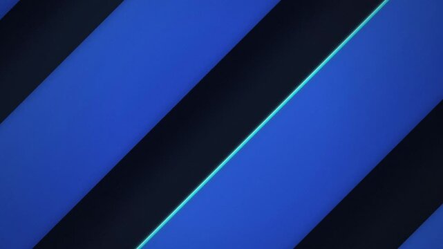 Cyan neon light geometric lines seamless loop motion background