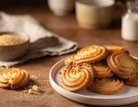 butter cookies plate