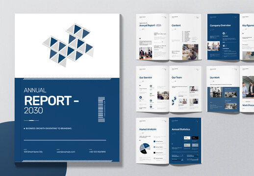 Annual Report Template Layout