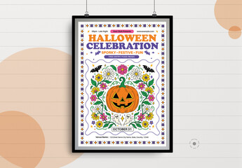 Creative Halloween Celebration Party Template