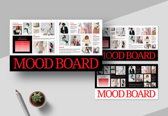 Mood Board Template Layout