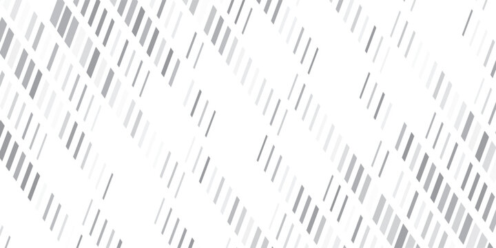 Silver grey dynamic diagonal stripe pattern background. Gray fading line motion effect backdrop. Oblique parallel speed lines gradient wallpaper. Vector abstract slanted halftone sport texture