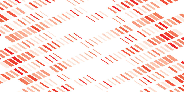 Hot red fading diagonal line pattern background. Geometric striped motion effect backdrop. Oblique parallel speed lines gradient wallpaper. Vector abstract slanted halftone sport gradation texture