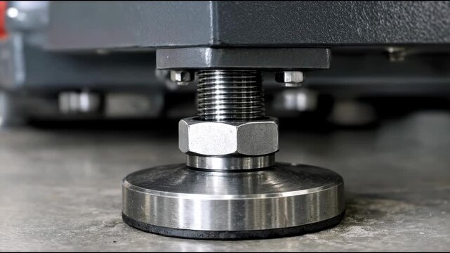 A close-up view of a machine on a table, suitable for use in illustrations or technical documentation