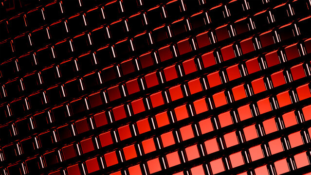 Red and Black Futuristic Geometric Abstract Background