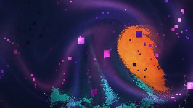 Datamosh Glitch Pixel Bleed Melt Macroblock Transition