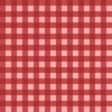 Deep Red & Blush Pink Gingham &mdash; Romantic Burgundy Plaid Seamless Pattern. Perfect for romantic designs, Valentine&rsquo;s, wedding stationery, feminine apparel, autumn decor, cozy home textiles. 