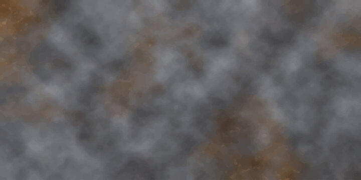 Grunge grey and brown weathered rusty metal abstract texture background. Weathered stained rust surface. Vector backdrop for cover, poster and presentation.