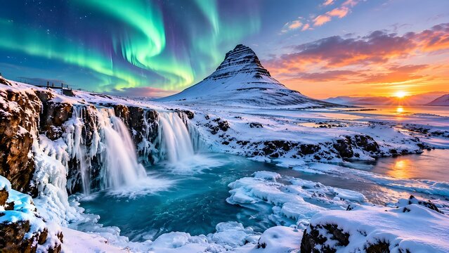 &ldquo;Iceland &mdash; where frozen landscapes and dancing Northern Lights create a world beyond imagination. ❄️🌌🏔️✨&rdquo;