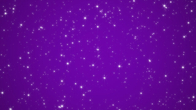 christmas and new year glitter pattern, shiny twinkle stars glittering and glowing on purple , starry holiday and valentine sale, social media background