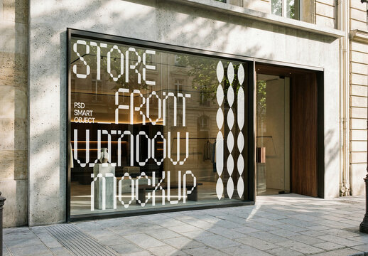 Storefront Window Mockup