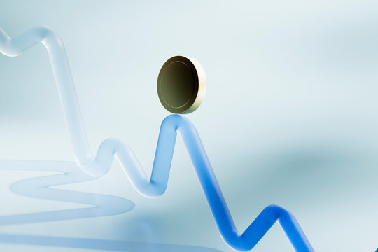 Coin Riding Financial Market Volatility Wave