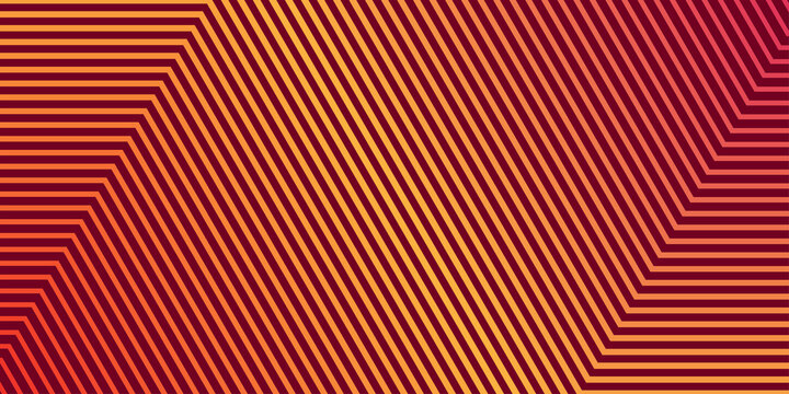 Abstract orange diagonal line pattern vibrant geometric background