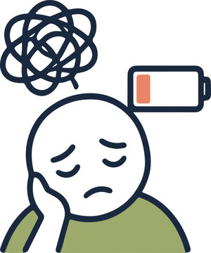 Burnout Psychology Icon