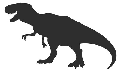 A large dinosaur is shown in black and white © MicroOne