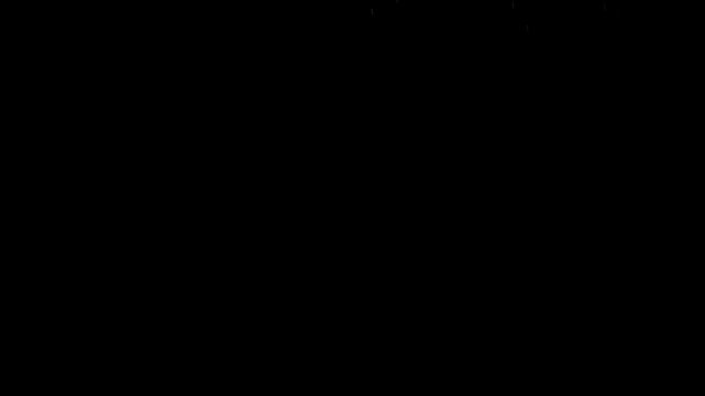 Green toxic projectile exploding into sparks and particles