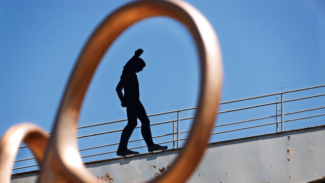silhouette of a man 