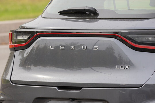 Lexus lbx luxury compact crossover suv rear view