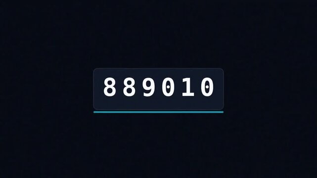 Rolling number counter animation for KPI reveals
