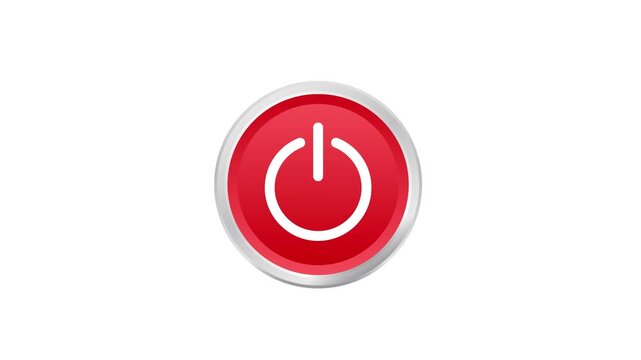 Power button turning on and off