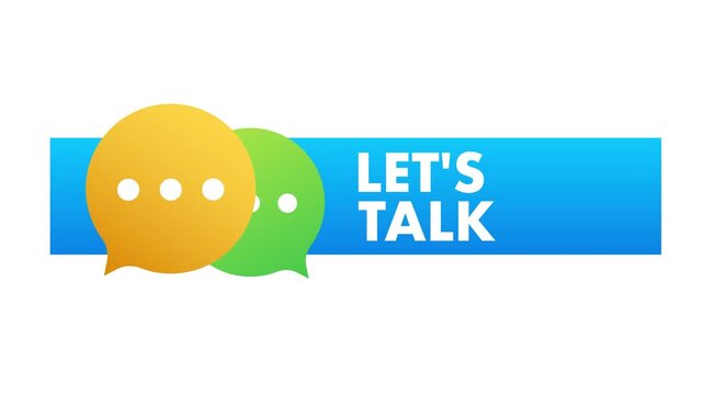 Let's talk animation with speech bubbles