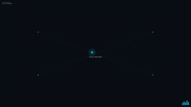 Abstract Digital Dark Blue Background with Subtle Glowing Light Haze