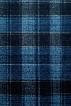Blue and black plaid pattern texture