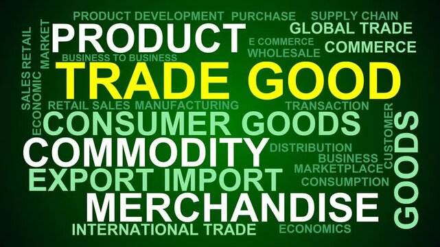 Trade Good Word Cloud
