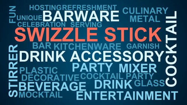Swizzle Stick Word Cloud
