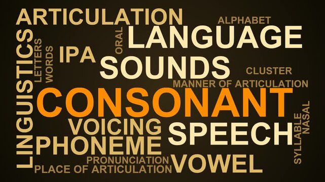 Consonant Word Cloud