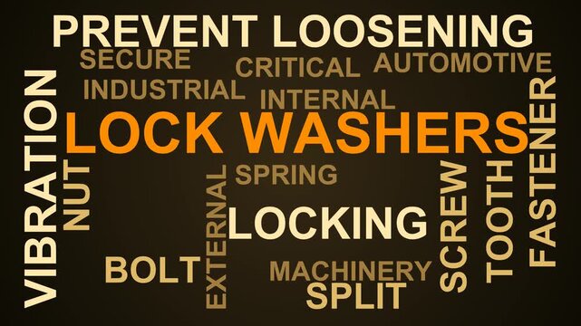 Lock Washers Word Cloud