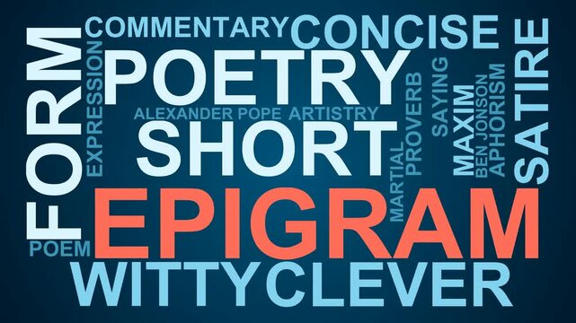 Epigram Word Cloud