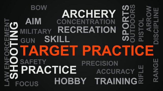 Target Practice Word Cloud